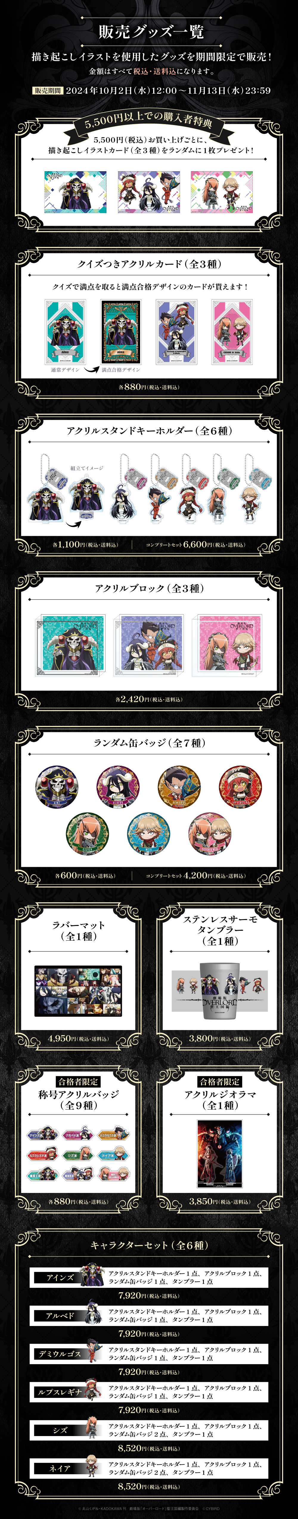 オーバーロード　ミニカード 劇場版「オーバーロード」聖王国編ミニ検定